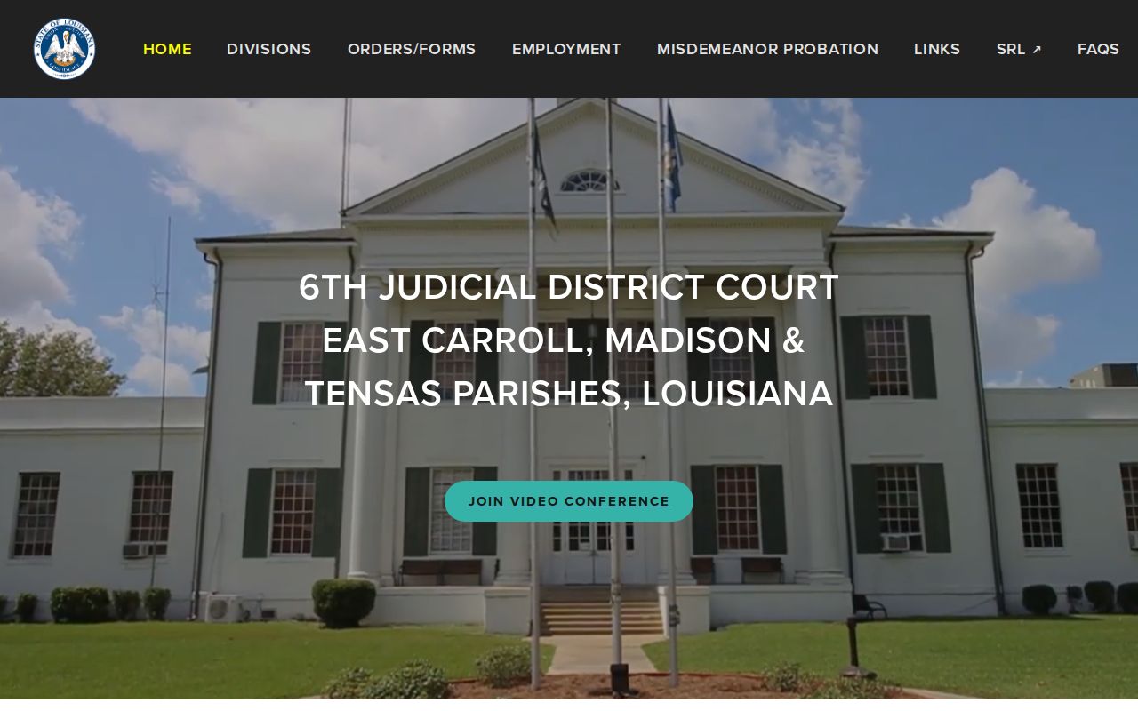 East Carroll Parish court docket Sixth Judicial District Court information